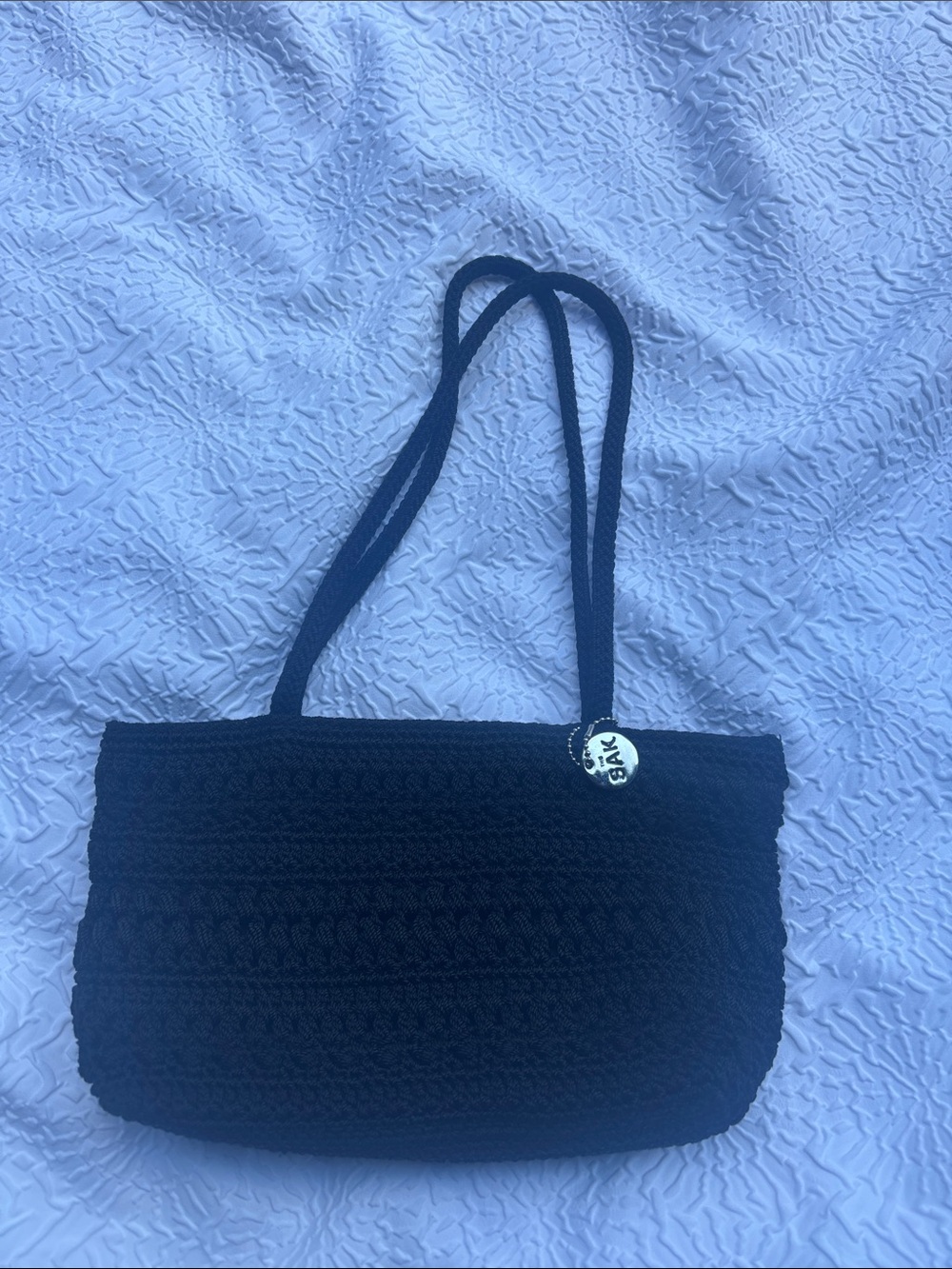 Sac brand Crochet black Bag Excellent used condition.